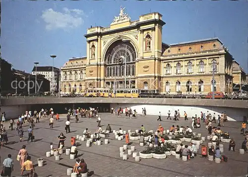 Budapest Keleti palyaudvar Ostbahnhof Kat. Budapest