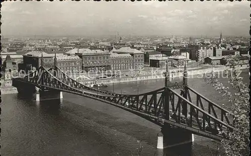 Budapest Szabadsaghid Freiheitsbruecke Donau Kat. Budapest