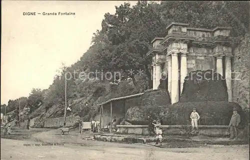 Digne les Bains Grande Fontaine Kat. Digne les Bains