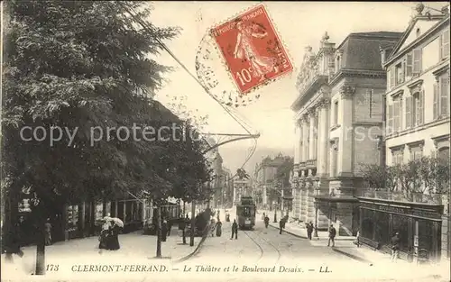 Clermont Ferrand Puy de Dome Le Theatre et le Boulevard Desaix Kat. Clermont Ferrand