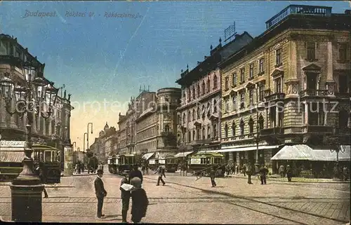 Budapest Rakoczistrasse Kat. Budapest