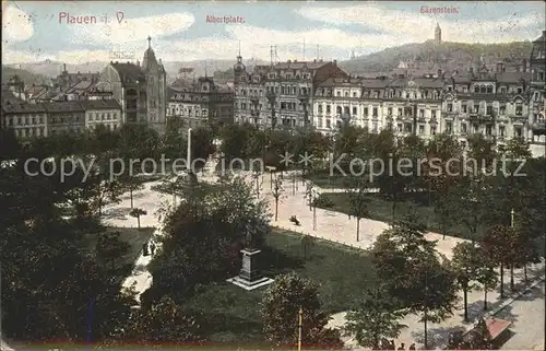 Plauen Vogtland Albertplatz Baerenstein Kat. Plauen