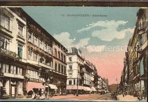 Saarbruecken Bahnhofstrasse Kat. Saarbruecken