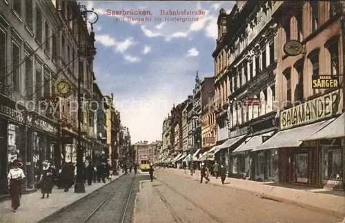 Saarbruecken Bahnhofstrasse Bergamt Kat. Saarbruecken