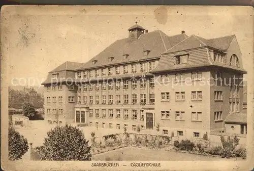 Saarbruecken Cacilienschule Kat. Saarbruecken