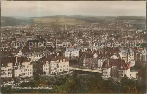 Plauen Vogtland vom Baerenstein Kat. Plauen