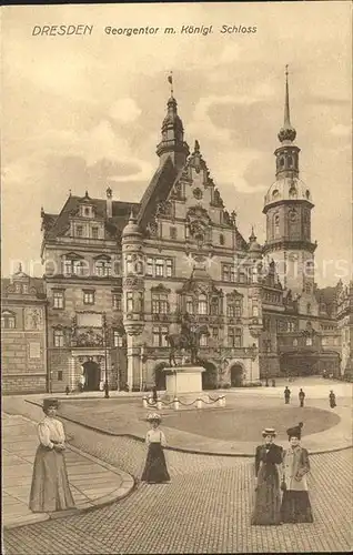 Dresden Georgentor Schloss Kat. Dresden Elbe