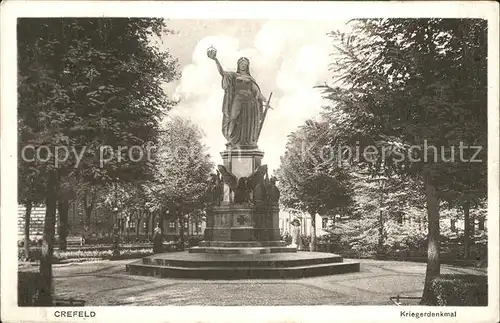 Krefeld Kriegerdenkmal Kat. Krefeld