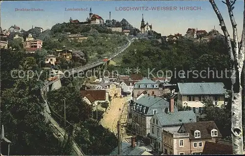 Loschwitz Drahtseilbahn Kat. Dresden