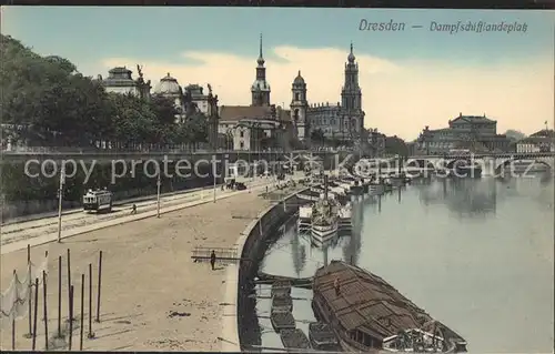 Dresden Dampfschifflandeplatz Kat. Dresden Elbe