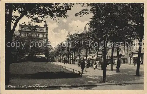 Plauen Vogtland Bahnhofstrasse Kat. Plauen