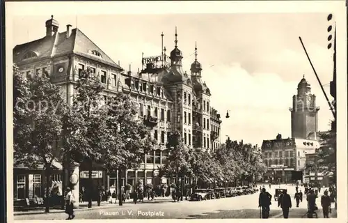 Plauen Vogtland Postplatz Kat. Plauen