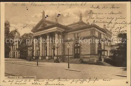 Plauen Vogtland Stadttheater Kat. Plauen