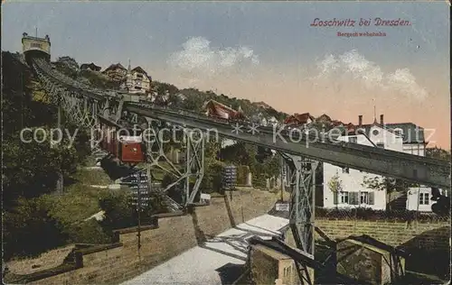 Loschwitz Bergschwebebahn Kat. Dresden