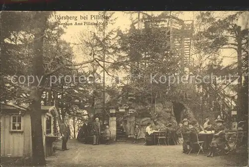 Borsberg Schoenfeld Weissig Aussichtsturm Kat. Dresden