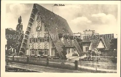 Zschachwitz Alte Schule Kat. Dresden