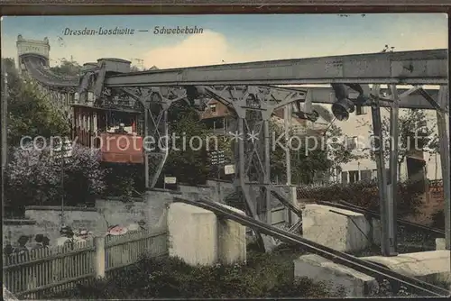 Loschwitz Schwebebahn Kat. Dresden