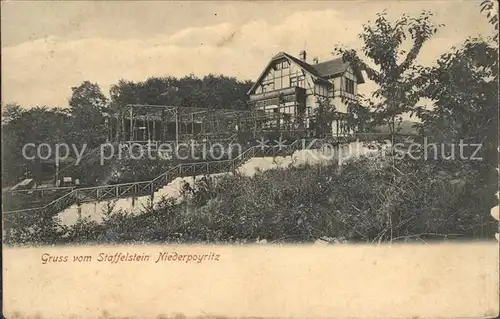 Niederpoyritz Staffelstein Gasthaus Kat. Dresden