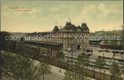 Plauen Vogtland Oberer Bahnhof Kat. Plauen