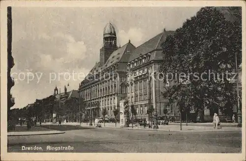 Dresden Ringstrasse Kat. Dresden Elbe