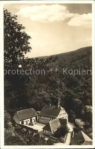 Weinheim Bergstrasse Fuchs sche Muehle Pension Ausflugsort Birkenauertal Kat. Weinheim