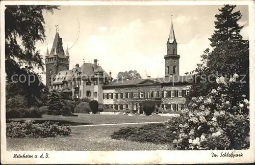 Weinheim Bergstrasse Schloss Park Kat. Weinheim