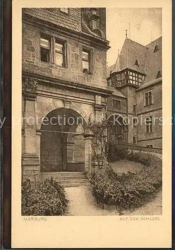 Marburg Lahn Auf dem Schloss Kat. Marburg