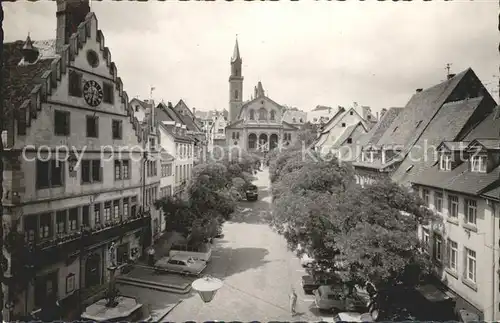 Weinheim Bergstrasse Marktplatz Kat. Weinheim