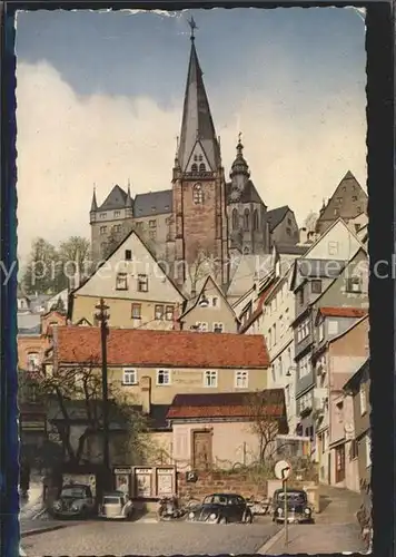 Marburg Lahn Landgrafenschloss und Marienkirche Kat. Marburg