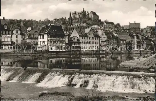 Marburg Lahn Wehr Altstadt Schloss Universitaetsstadt Kat. Marburg