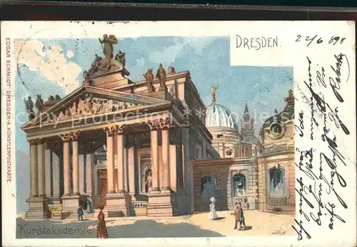 Dresden Kunstakademie Kat. Dresden Elbe