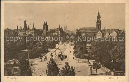 Dresden Albertplatz Kat. Dresden Elbe