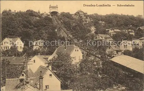 Loschwitz Schwebebahn Kat. Dresden