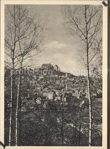 Marburg Lahn Blick von der Bismarck Promenade Kat. Marburg