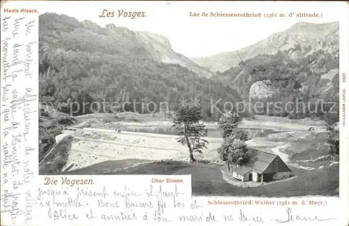 Hohneck Lac de Schiessenrothried Vosges Kat. Gerardmer