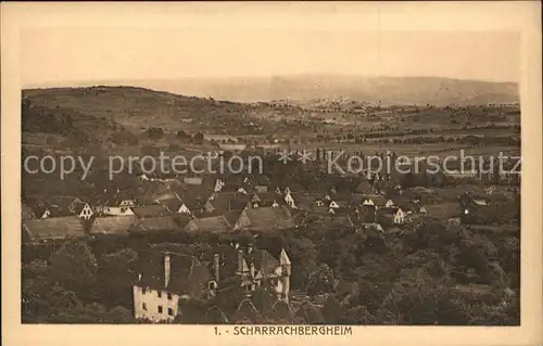 Scharrachbergheim Irmstett Panorama Kat. Scharrachbergheim Irmstett