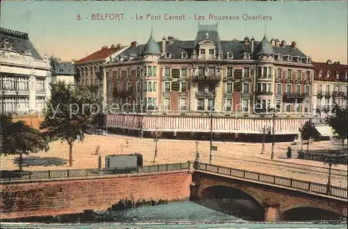 Belfort Alsace Pont Carnot Les Nouveaux Quartiers Kat. Belfort
