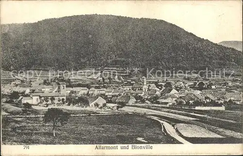 Allarmont und Bionville Panorama Kat. Allarmont
