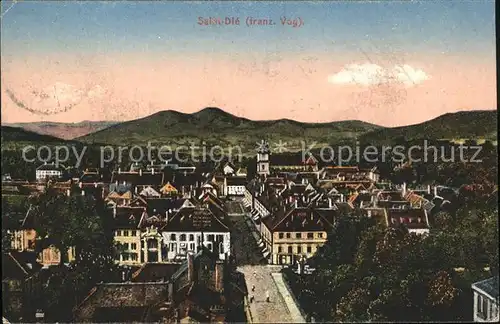 Saint Die des Vosges Panorama Kat. Saint Die des Vosges