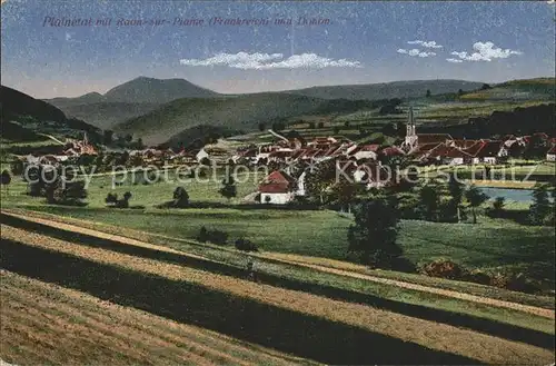 Raon sur Plaine Panorama Plainetal und Donon Kat. Raon sur Plaine