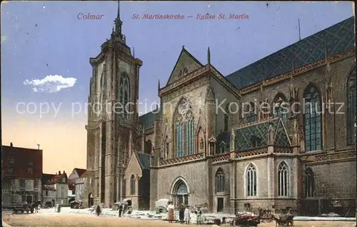 Colmar Haut Rhin Elsass St Martinskirche Eglise Saint Martin Kat. Colmar