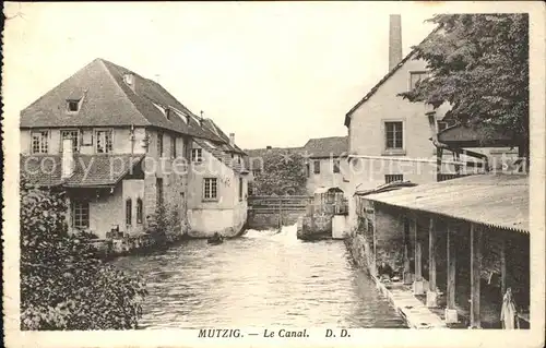 Mutzig Bas Rhin Alsace Le Canal Kat. Mutzig