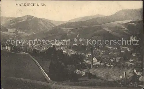 Markirch Panorama Kat. Sainte Marie aux Mines