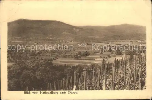 Ottrott Panorama Blick vom Nationalberg Kat. Ottrott