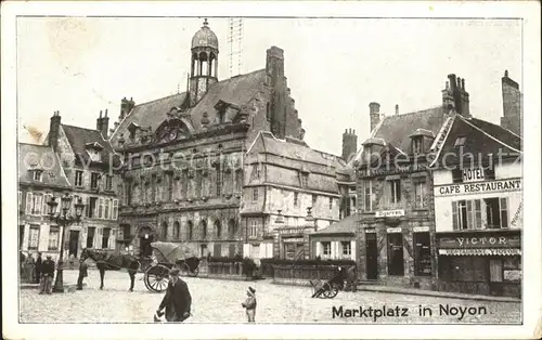 Noyon Oise Marktplatz Kat. Noyon