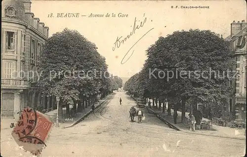 Beaune Cote d Or Burgund Avenue de la Gare Kat. Beaune