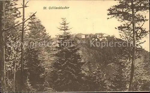 St Odilienberg Kloster Mont Sainte Odile Kat. Obernai