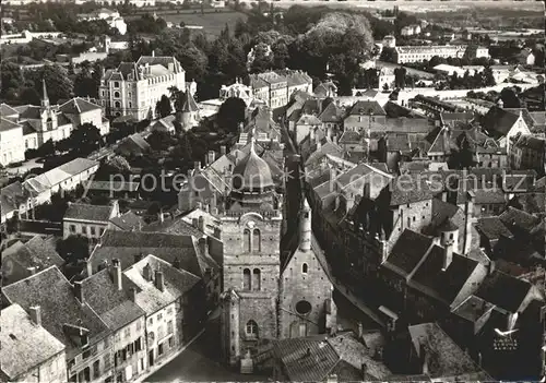 Paray le Monial Tour Saint Nicolas Hotel de Ville vue aerienne Kat. Paray le Monial