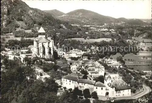 Saint Bertrand de Comminges Ancienne Cite Episcopale Cathedrale vue aerienne Kat. Saint Bertrand de Comminges