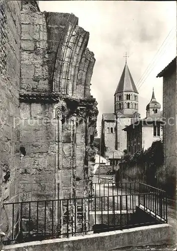 Cluny Restes de l ancienne Eglise Abbatiale Clocher Portail du Narthex Kat. Cluny